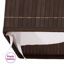 VidaXL 242726 porta biancheria Rettangolare Bamboo Marrone - Vista aggiuntiva 7