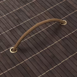 VidaXL 242728 porta biancheria Ovale Bamboo Marrone - Vista aggiuntiva 4