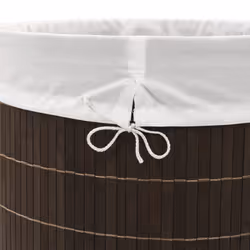 VidaXL 242728 porta biancheria Ovale Bamboo Marrone - Vista aggiuntiva 6