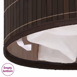 VidaXL 242728 porta biancheria Ovale Bamboo Marrone - Vista aggiuntiva 7