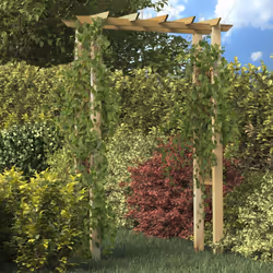 Questa pergola ad arco in legno di alta qualità arriva come punto focale per il vostro giardino, ed è la scelta ideale per ro ...