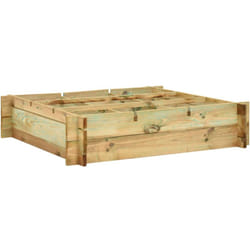 Vidaxl - Letto Rialzato 90x90x20 cm in Legno Impregnato