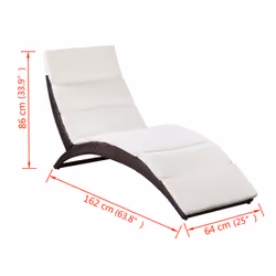 VidaXL 41808 sedia da esterno Salone Seduta imbottita Rattan sintetico, Acciaio Crema, Bianco - Vista aggiuntiva 7