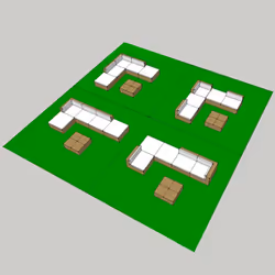 VidaXL 42085 set mobili da esterno - Vista aggiuntiva 7