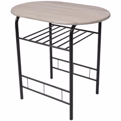 VidaXL 243001 set di mobili per cucina e sala da pranzo Ovale - Vista aggiuntiva 4