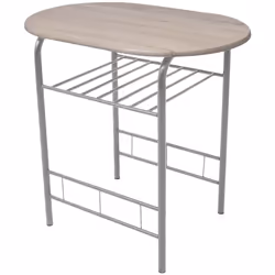 VidaXL 243002 set di mobili per cucina e sala da pranzo Ovale - Vista aggiuntiva 4