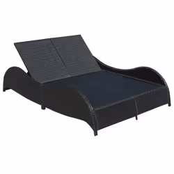 VidaXL 41977 sedia da esterno Salone Seduta imbottita Rattan sintetico, Acciaio Crema, Bianco - Vista aggiuntiva 5