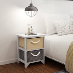 vidaXL Comodini 2 pz in Legno