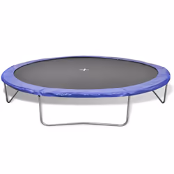VidaXL 142093 trampolino da cortile e per attività ricreative Esterno Rotondo Senza molla Trampolino fuori terra
