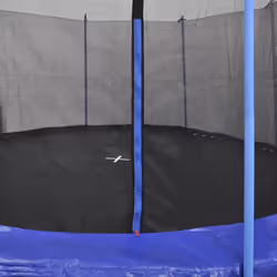 VidaXL 142093 trampolino da cortile e per attività ricreative Esterno Rotondo Senza molla Trampolino fuori terra - Vista aggiuntiva 4