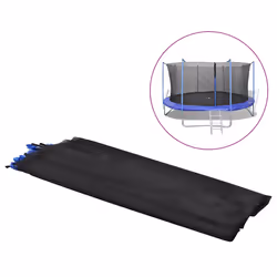 vidaXL Rete di Sicurezza per Trampolino Rotondo 3,66 m - Vista aggiuntiva 2