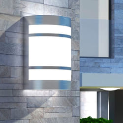 Vidaxl - Luce da parete per esterno in acciaio inox