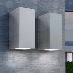 Vidaxl - Set Lampade da parete per esterno 2 pz 90124