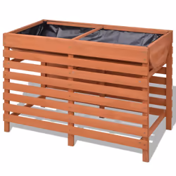 vidaXL Fioriera 100x50x71 cm in Legno - Vista aggiuntiva 2