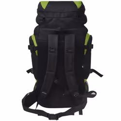 VidaXL 91104 zaino Nero, Verde Poliestere - Vista aggiuntiva 4