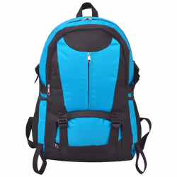 VidaXL 91108 zaino Nero, Blu Poliestere