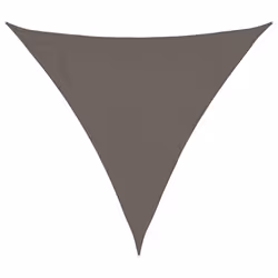 vidaXL Parasole a Vela HDPE Triangolare 3,6x3,6x3,6 m Antracite - Vista aggiuntiva 2
