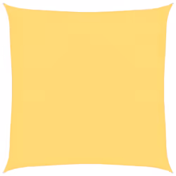 vidaXL Parasole a vela HDPE Quadrato 3,6x3,6 m Beige - Vista aggiuntiva 2