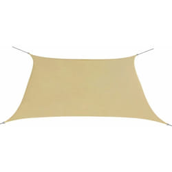 Parasole a Vela Oxford Quadrato 3.6x3.6 m Protezione dai raggi uv vari colori colore : Beige