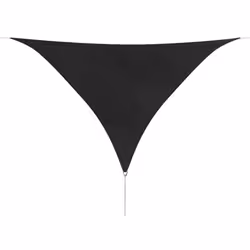 vidaXL Parasole a Vela Oxford Triangolare 5x5x5 m Antracite - Vista aggiuntiva 2
