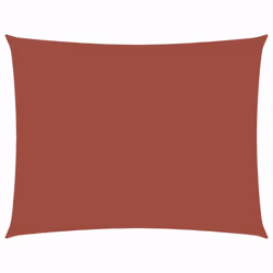 vidaXL Parasole a Vela Oxford Rettangolare 4x6 m Terracotta - Vista aggiuntiva 2