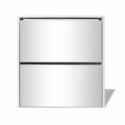 VidaXL 243046 scarpiera Chiuso Bianco - Vista aggiuntiva 4