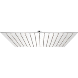 vidaXL Testa Doccia a Pioggia in Acciaio Inossidabile 40x40cm Quadrata