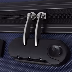 VidaXL 91144 bagaglio Set di valigie Guscio rigido Blu ABS - Vista aggiuntiva 5