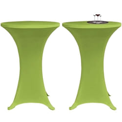 Vidaxl - Copritavoli Elastico 2 pz 60 cm Verde 7393