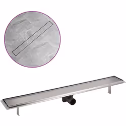 Questa canaletta di drenaggio per doccia ha un design moderno ed elegante, e aggiungerà un tocco di stile a qualsiasi bagno. ...