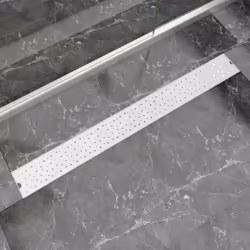 Questa canaletta di drenaggio per doccia ha un design moderno ed elegante, e aggiungerà un tocco di stile a qualsiasi bagno.  ...