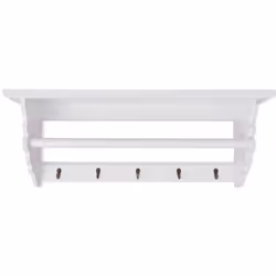 Appendiabiti in MDF bianco in stile baroccocod mxl 129536 - Vista aggiuntiva 2