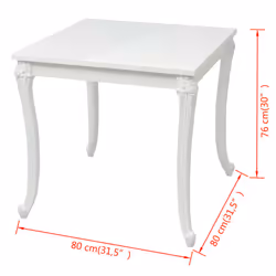 VidaXL 243382 tavolo da cucina e sala da pranzo Forma quadrata - Vista aggiuntiva 5