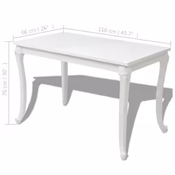 VidaXL 243383 tavolo da cucina e sala da pranzo Forma rettangolare - Vista aggiuntiva 5