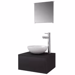 VidaXL 273685, Bianco, Nero, 2800 mm, 100 mm, 30 cm, 30 cm, 4 pz