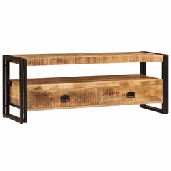 VidaXL 243275, Legno, Legno, Acciaio, 1200 mm, 350 mm, 450 mm, 1 pz