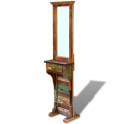 Vidaxl - Specchio da Salone in Legno Massello di Recupero 47x23x180 cm 45505