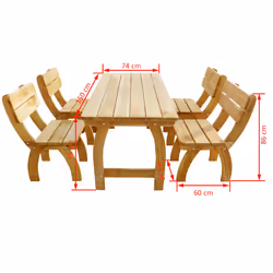 VidaXL 273756 set mobili da esterno - Vista aggiuntiva 6