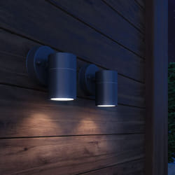 Vidaxl - Lampada da Parete Esterno 2 pz Acciaio Inox Proiezione Basso