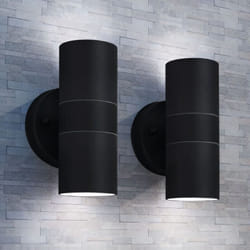 Vidaxl - Applique da Parete 2 pz Acciaio Inox Proiezione Alto/Basso 1146