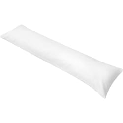 Vidaxl - Cuscino Lungo con Traversina Laterale 40x145 cm Bianco 348825