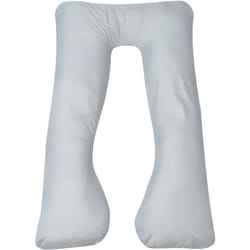 Cuscino di Gravidanza 90 x 145 cm Grigio Vidaxl 509829