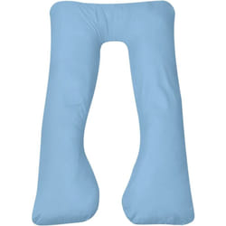 Cuscino di Gravidanza 90 x 145 cm Azzurro Vidaxl 6808