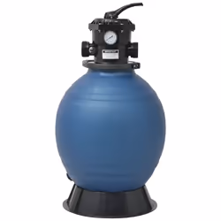 vidaXL Filtro a Sabbia per Piscine Valvola a 6 Posizioni Blu 460 mm - Vista aggiuntiva 3
