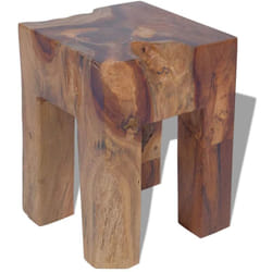 Vidaxl - Sgabello in Legno Massello di Teak 11802