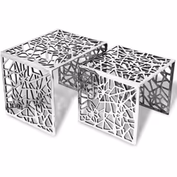 Questo set di tavolini contemporanei è un accessorio senza tempo per la vostra casa. Possono essere utilizzati anche come tav ...