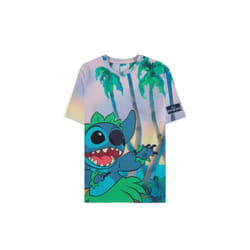 DIFUZED Disney Lilo & Stitch - AOP Maglietta Girocollo Manica corta Cotone