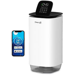 CLEAN AIR CA-806 umidificatore 8 L Nero, Bianco