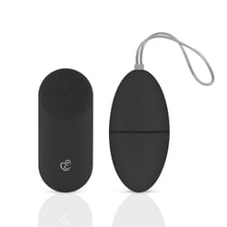 Easytoys - Uovo vibrante con telecomando Nero 1 St