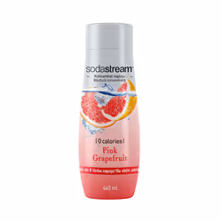 SodaStream Pink Grapefruit, Sciroppo di carbonatazione, Plastica, Pompelmo, 440 ml, 9 L, 1 pz